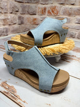 Load image into Gallery viewer, Dessie Denim Wedges
