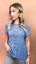 Load image into Gallery viewer, Stacci Waffle Knit in Dusty Blue
