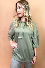 Load image into Gallery viewer, Camilla Oversized Top in Sage
