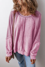 Load image into Gallery viewer, Round Neck Long Sleeve Sweatshirt
