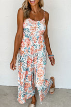 Load image into Gallery viewer, Printed Scoop Neck Wide Leg Jumpsuit
