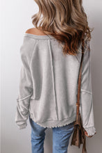 Load image into Gallery viewer, Round Neck Long Sleeve Sweatshirt
