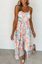 Load image into Gallery viewer, Printed Scoop Neck Wide Leg Jumpsuit
