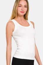 Load image into Gallery viewer, Zenana 2 Way Neckline Washed Ribbed Tank
