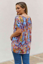 Load image into Gallery viewer, Be Stage Full Size Printed Dolman Flowy Top
