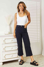 Load image into Gallery viewer, Judy Blue Full Size High Waist Tummy Control Garment Dyed Wide Cropped Jeans
