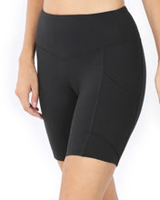 Load image into Gallery viewer, Microfiber Biker Shorts
