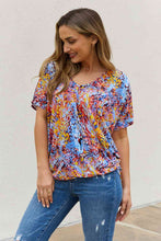 Load image into Gallery viewer, Be Stage Full Size Printed Dolman Flowy Top
