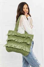 Load image into Gallery viewer, Fame The Last Straw Fringe Straw Tote Bag
