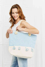 Load image into Gallery viewer, Justin Taylor Picnic Date Tassel Tote Bag
