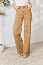 Load image into Gallery viewer, RISEN Full Size Fringe Hem Wide Leg Jeans
