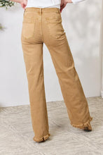 Load image into Gallery viewer, RISEN Full Size Fringe Hem Wide Leg Jeans
