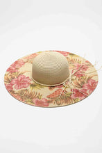 Load image into Gallery viewer, Justin Taylor Floral Bow Detail Sunhat
