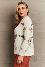 Load image into Gallery viewer, HEYSON Cozy Sunday Aztec Fuzzy Sweater
