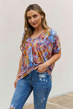 Load image into Gallery viewer, Be Stage Full Size Printed Dolman Flowy Top
