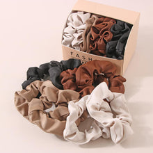 Load image into Gallery viewer, 8-Piece Elastic Hair Scrunchies
