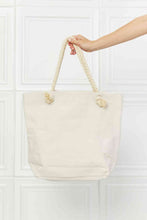 Load image into Gallery viewer, Justin Taylor Picnic Date Tassel Tote Bag
