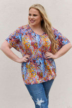 Load image into Gallery viewer, Be Stage Full Size Printed Dolman Flowy Top
