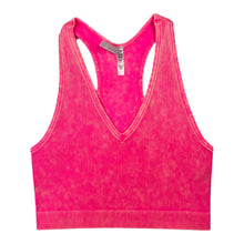 Load image into Gallery viewer, Vitamins and Minerals Mineral Wash Ribbed Cropped Tank/Bralette
