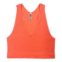 Load image into Gallery viewer, Ribbed Racerback Crop Tank/Bralette
