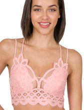 Load image into Gallery viewer, Lace Bralette - Dusty Pink
