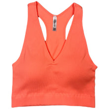 Load image into Gallery viewer, Ribbed Racerback Crop Tank/Bralette
